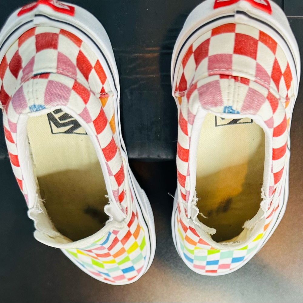 Checkered Slip On Vans - Picture 8 of 12